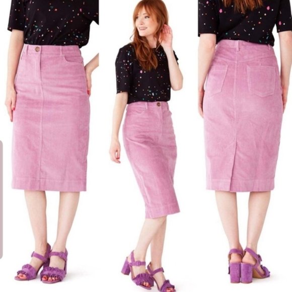 Rachel Antonoff // Lavender Corduroy Hilary Skirt - Picture 5 of 5